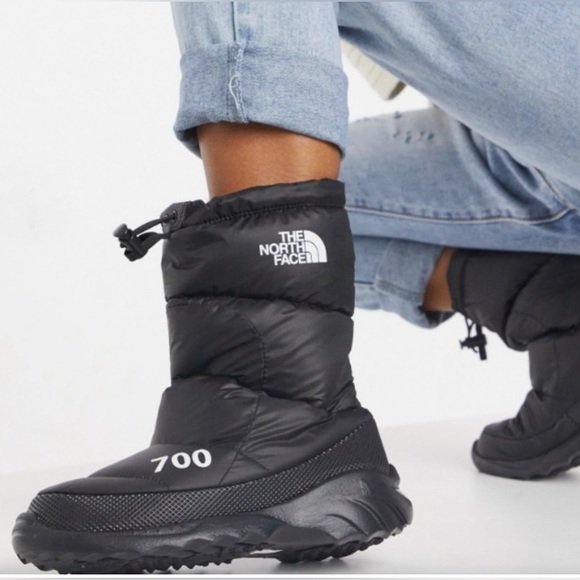 The North Face Shoes - The North Face Boots Nuptse 700 Women's Size 10 Puffer Black Quilted Goose Down
